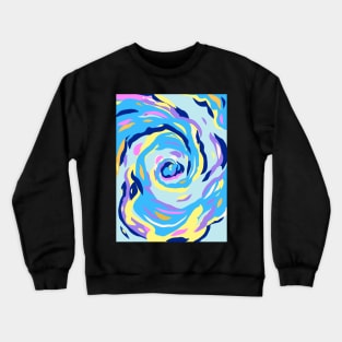 Summer Swirls: Liquid Pop Art Crewneck Sweatshirt